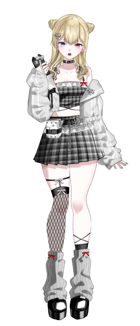 灰咲リリ お団子ヘア
